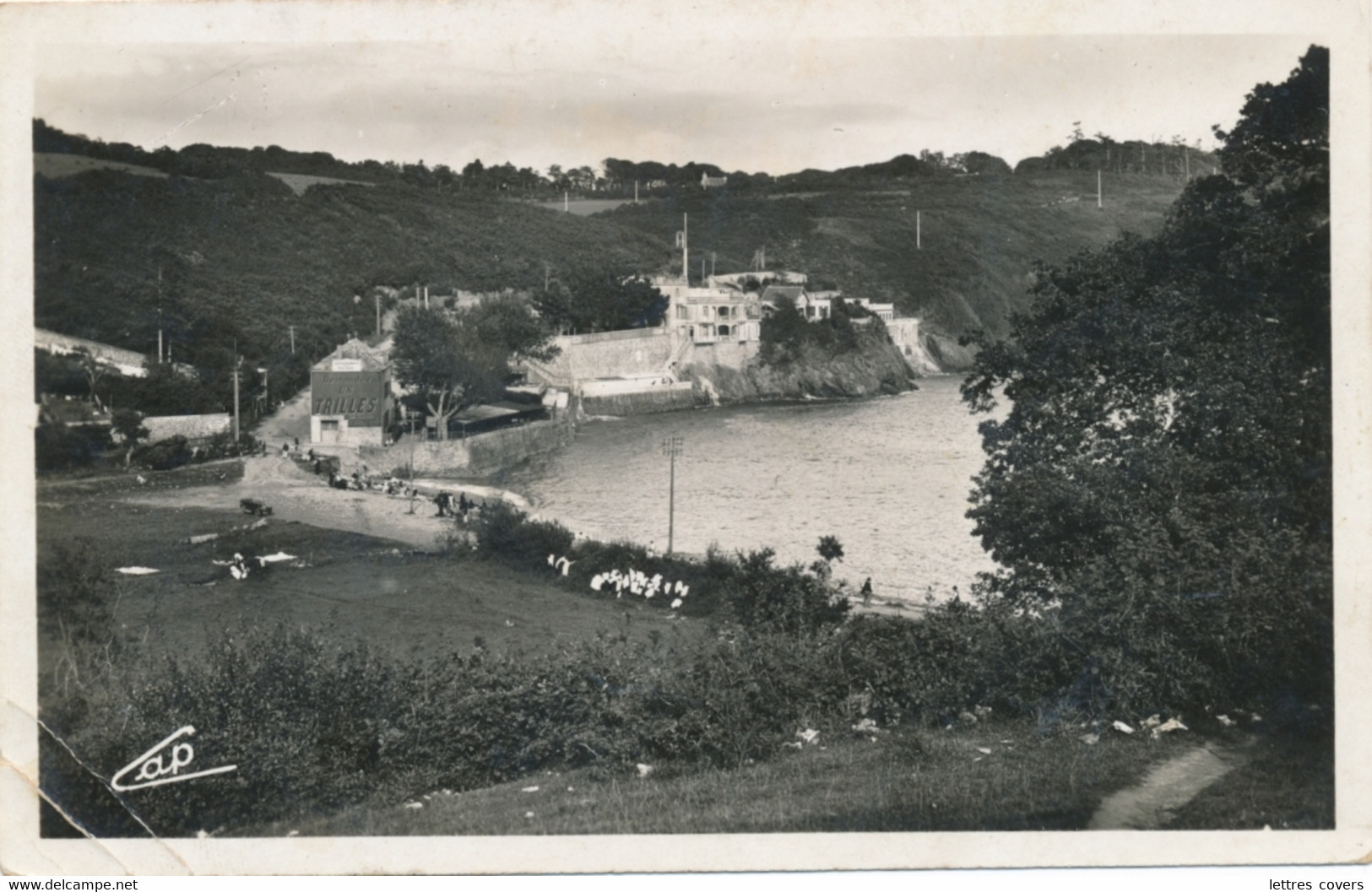 AVRIL 1940 Cachet " OUVRIERS TRAVAILLEURS 2è DEPOT - 5è COMPie " + CàD " POSTE NAVALE 16/4/40 " BREST FINISTERE Carte CP - Naval Post