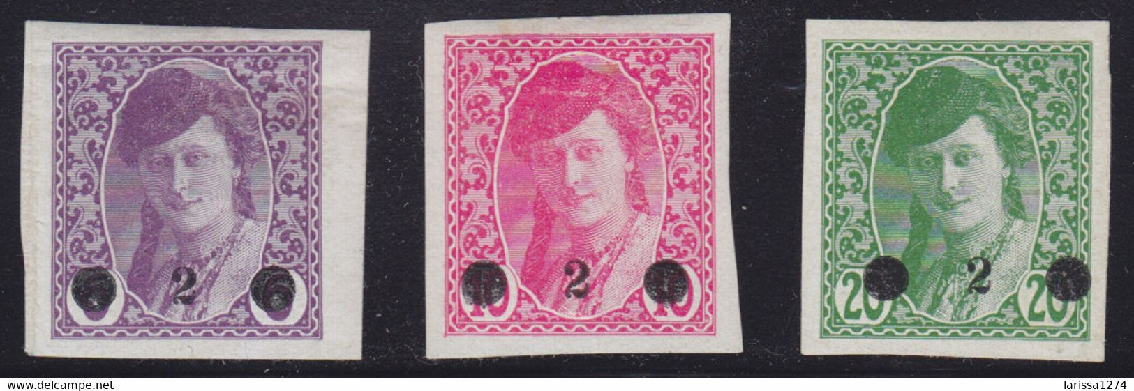 511.Yugoslavia SHS Bosnia 1919 Newspaper Stamps With Overprint MH Michel 27/29 - Altri & Non Classificati