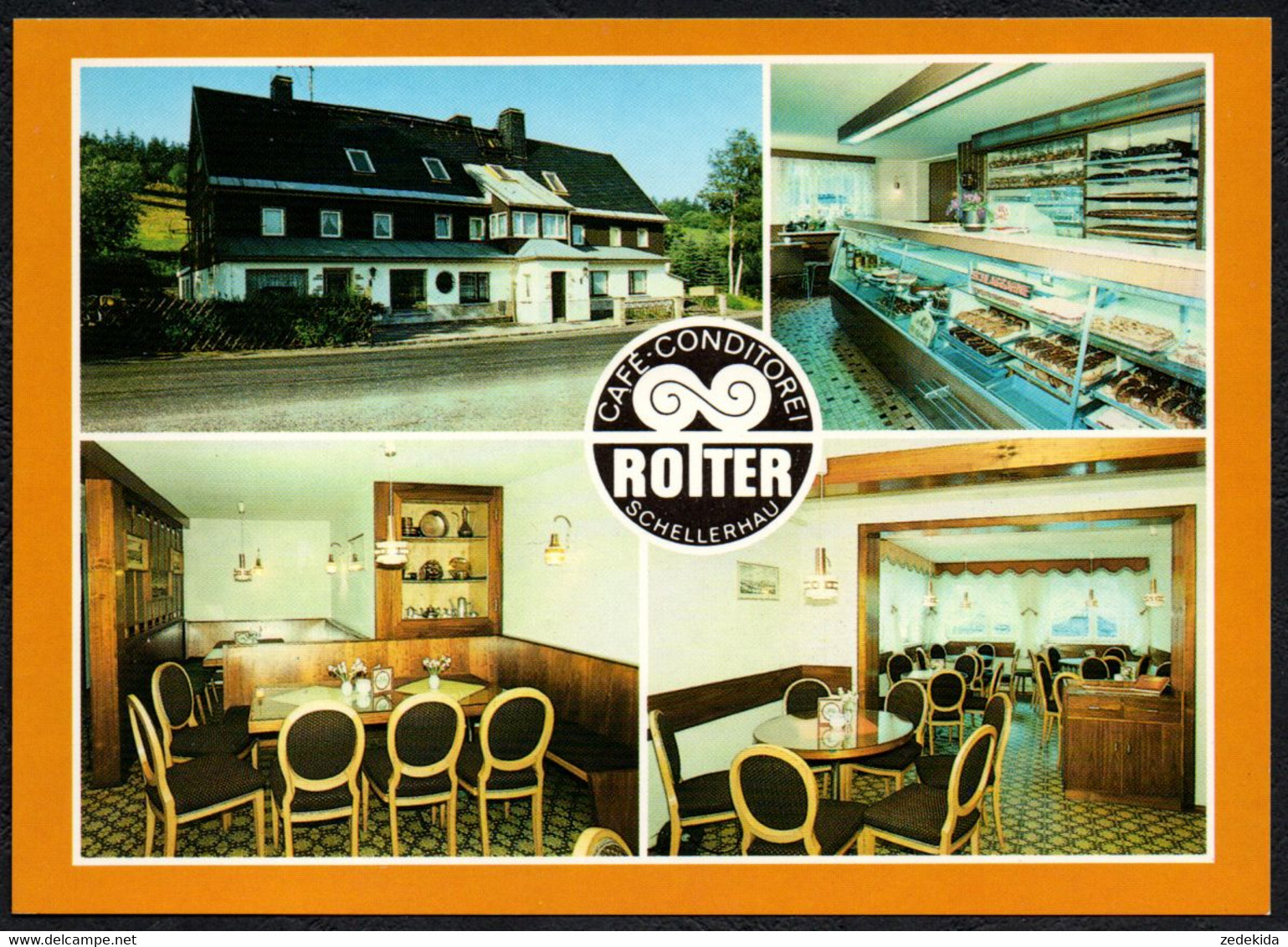 F1649 - TOP Schellerhau Cafe Conditorei Rotter - Bild Und Heimat Reichenbach - Schellerhau