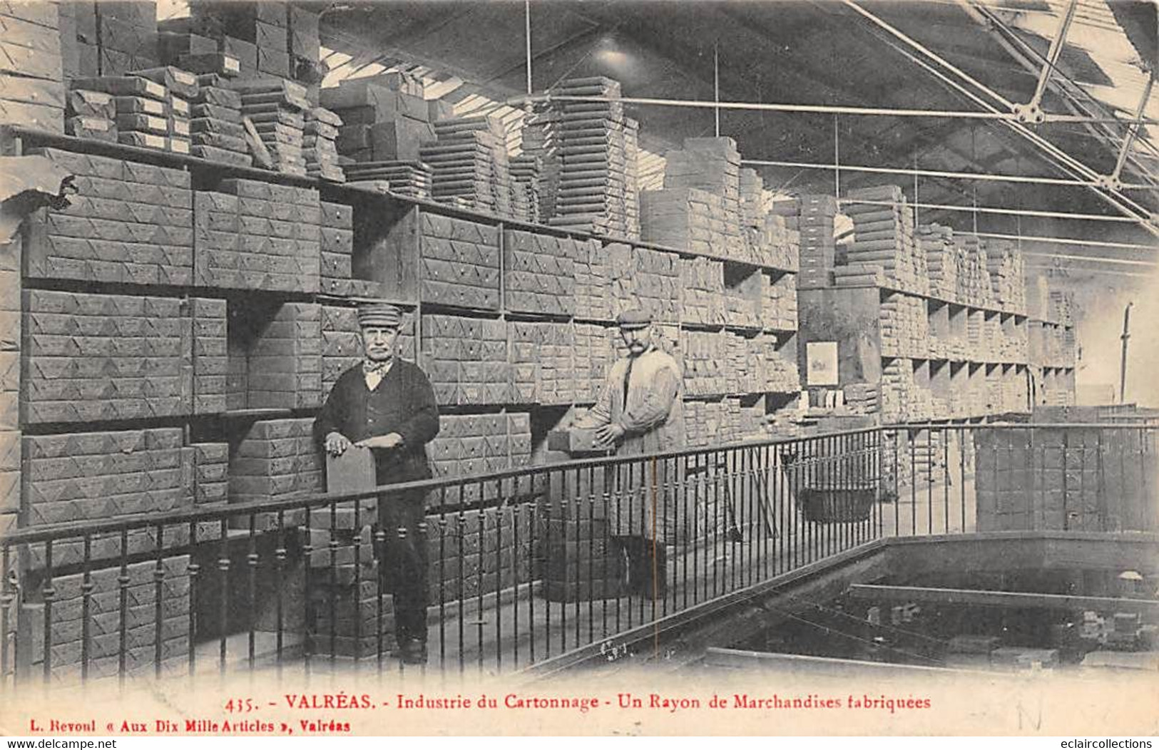 Valréas        84            Industrie Du Cartonnage Rayon De Marchandises Fabriquées     (voir Scan) - Valreas