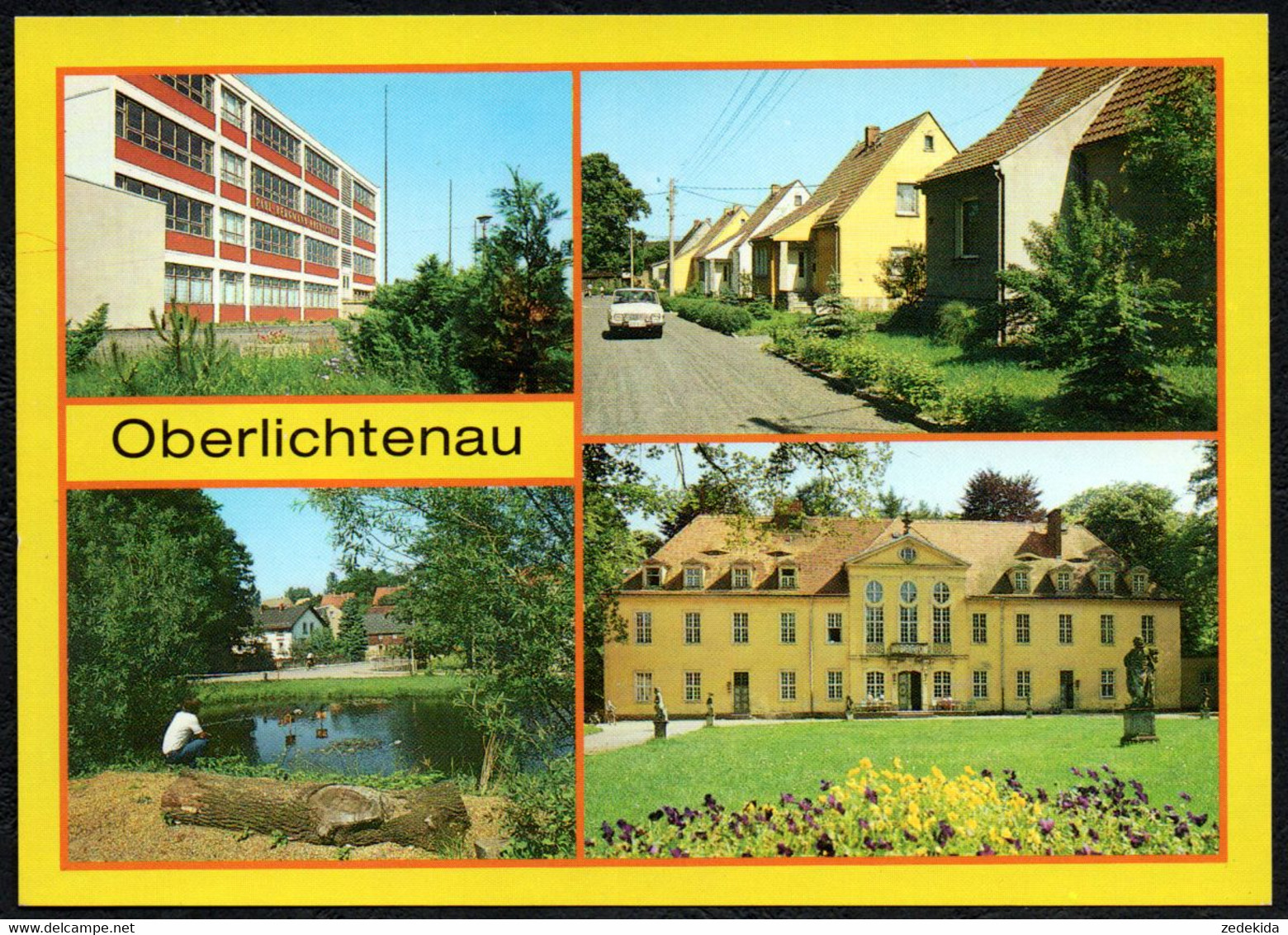 F1654 - TOP Oberlichtenau Schule Schloß - Bild Und Heimat Reichenbach - Kamenz