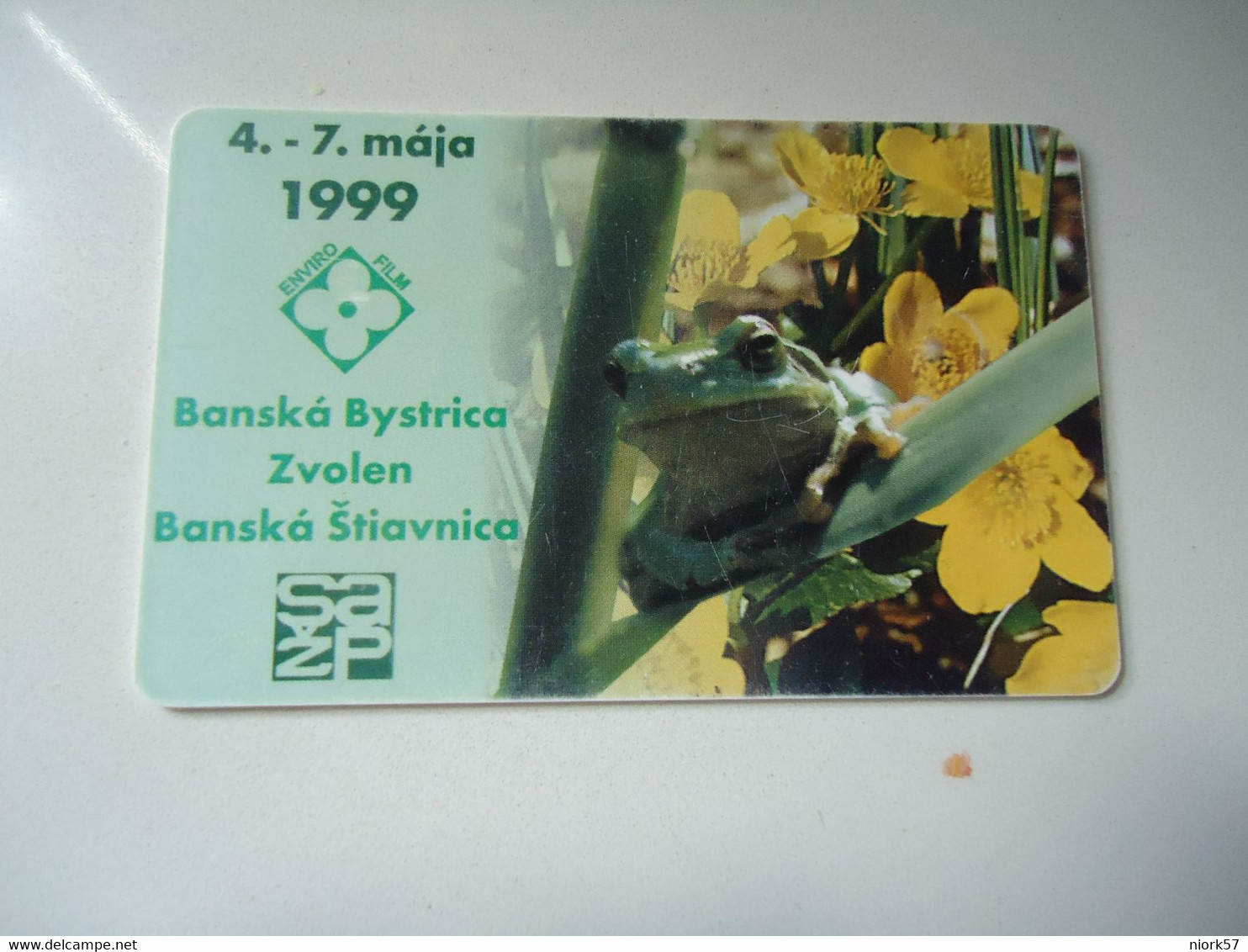 SLOVAKIA  USED CARDS BIRDS BIRD - Cocodrilos Y Aligatores