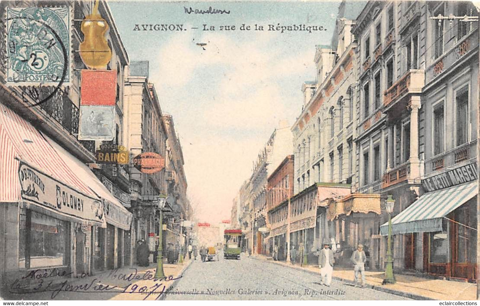 Avignon       84    Rue De La République. Orfèvrerie Colomby   (voir Scan) - Avignon