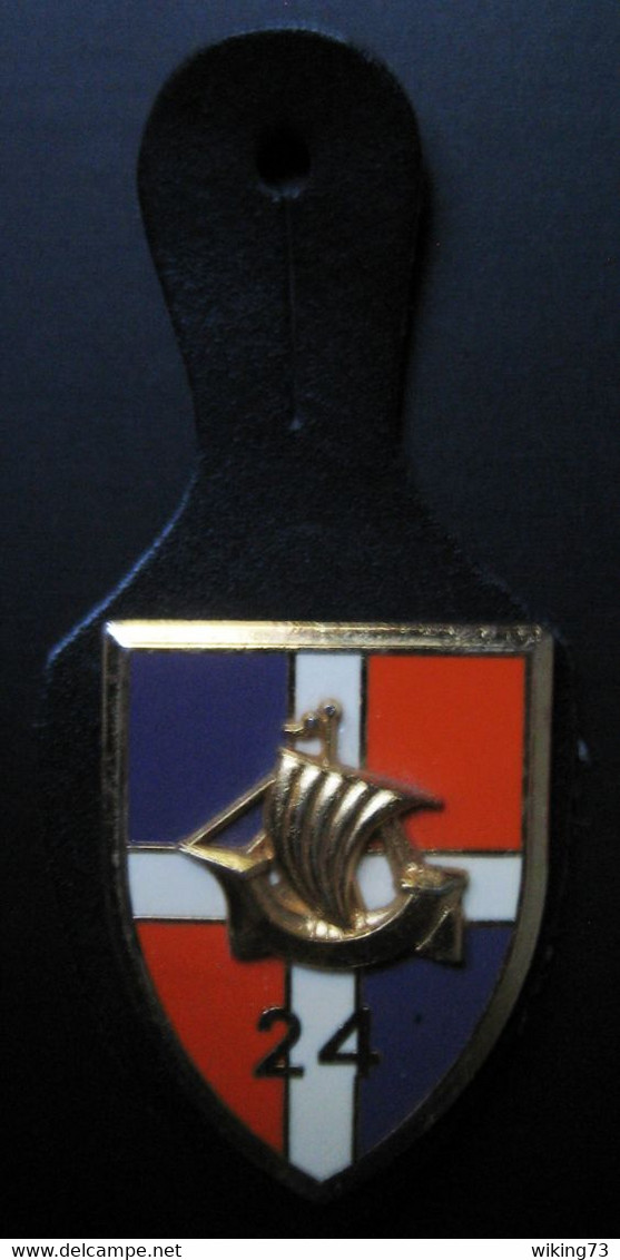 Insigne 24° Régiment D’Infanterie - Armée Française - Militaria - Heer