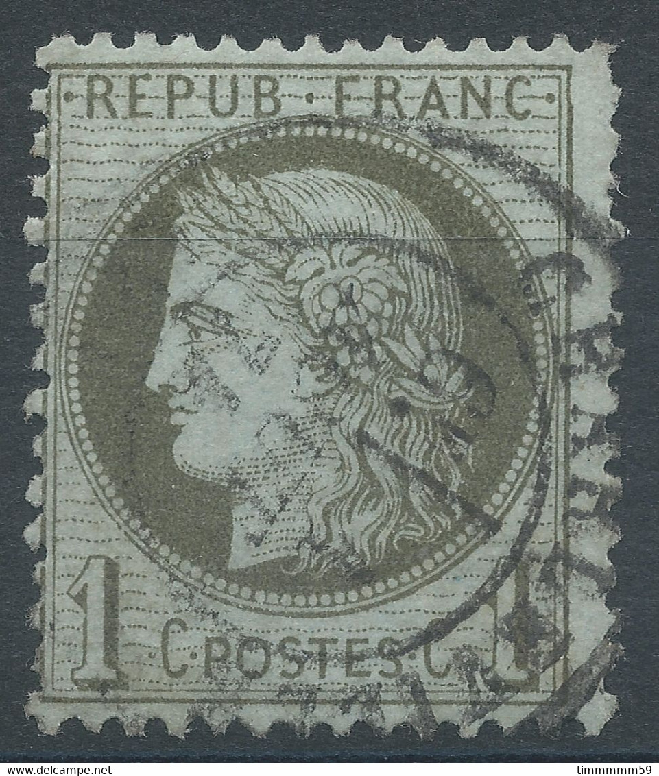 Lot N°61421   Variété/n°50, Oblitéré Cachet à Date De Charleville, Ardennes (7), Filet EST - 1871-1875 Cérès