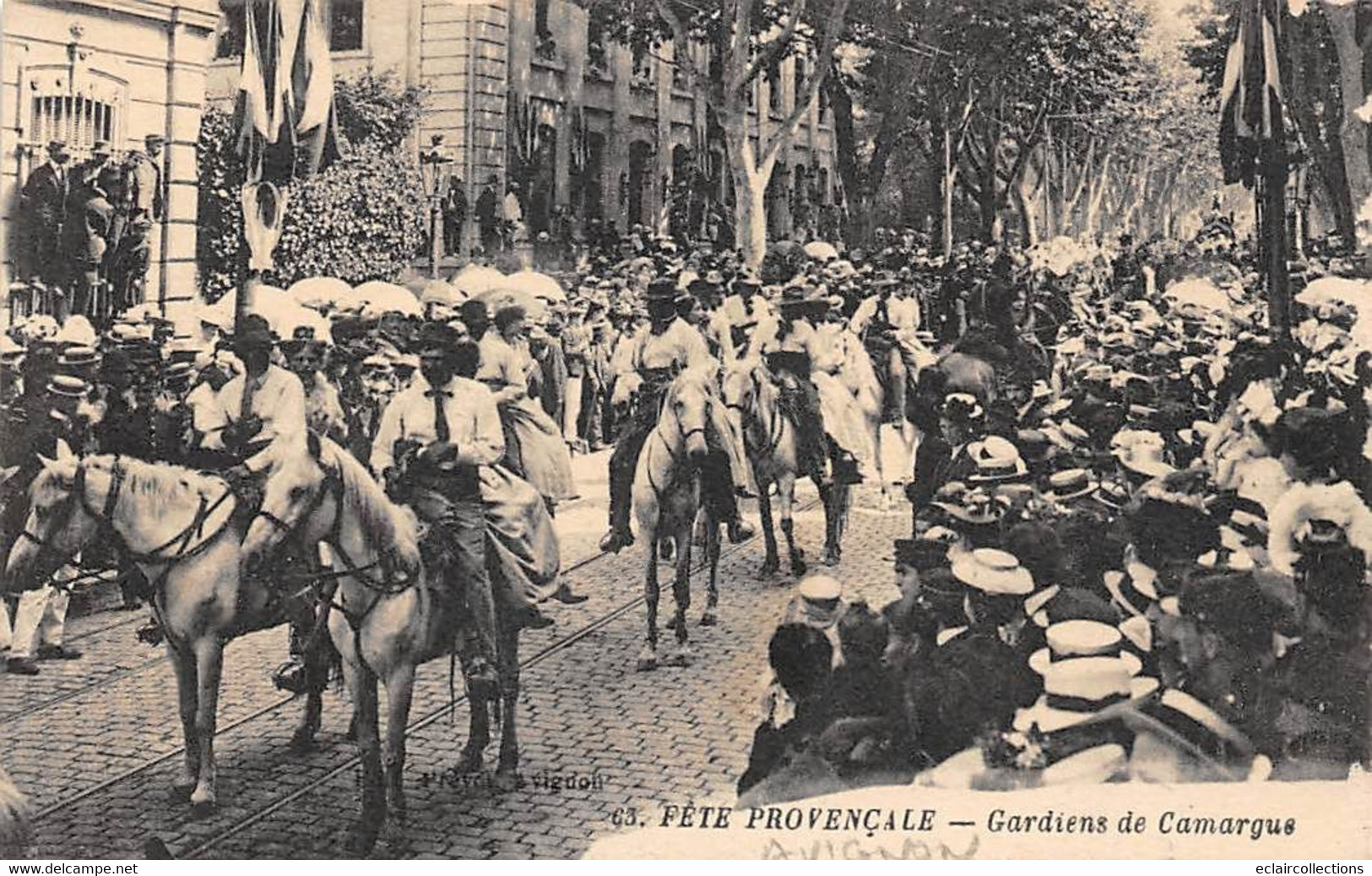 Avignon          84        Fête Provençale.  Gardiens De Camargue      (voir Scan) - Avignon