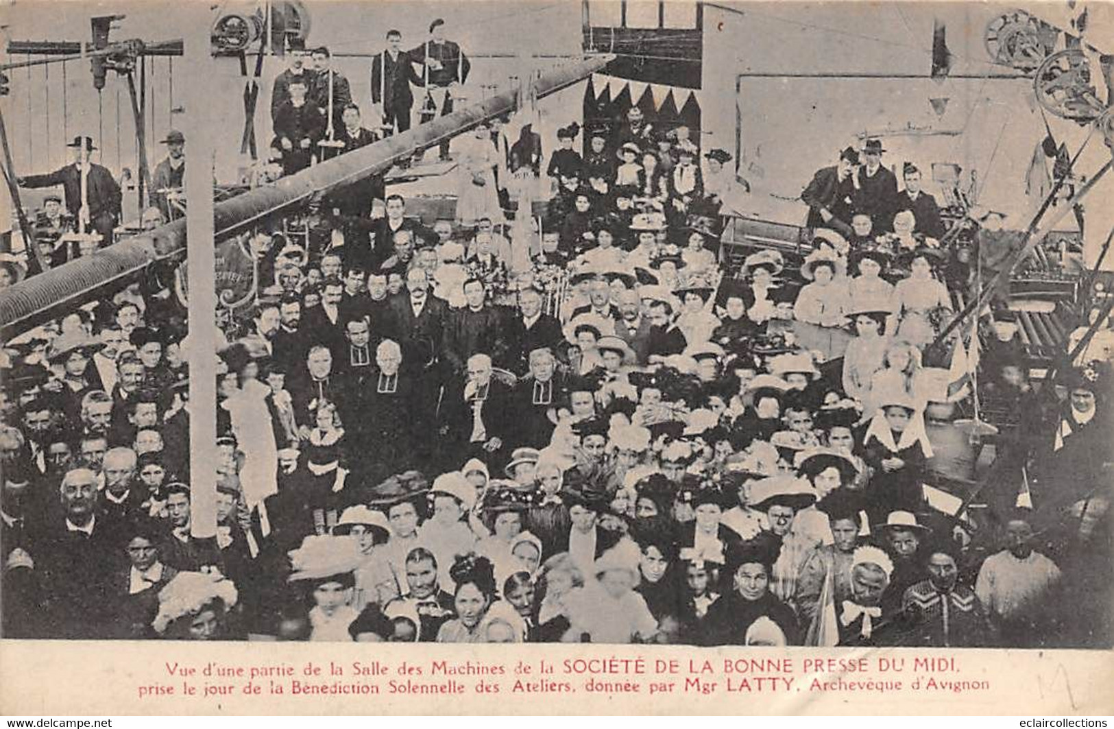 Vaison La Romaine     84         Presse Du Midi . Bénédiction Et Salle Des Machines     (voir Scan) - Vaison La Romaine