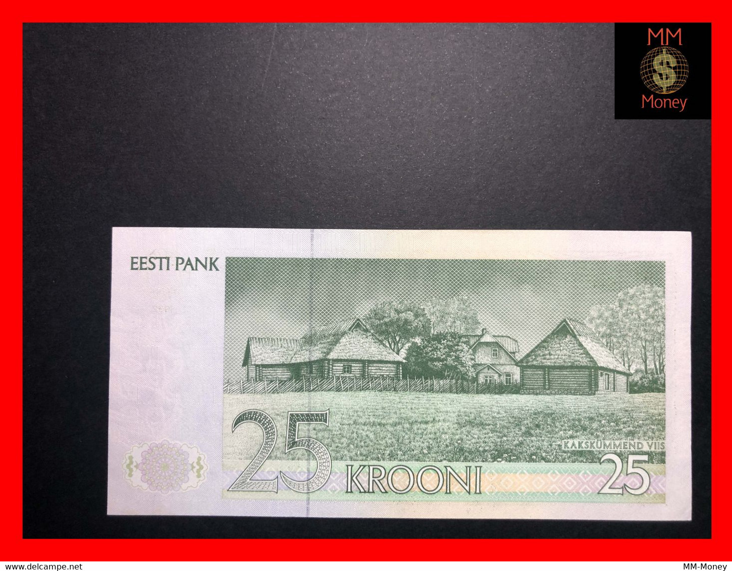 ESTONIA   25 Krooni 1992   P. 73  "scarce Date"    XF \ AU - Estland