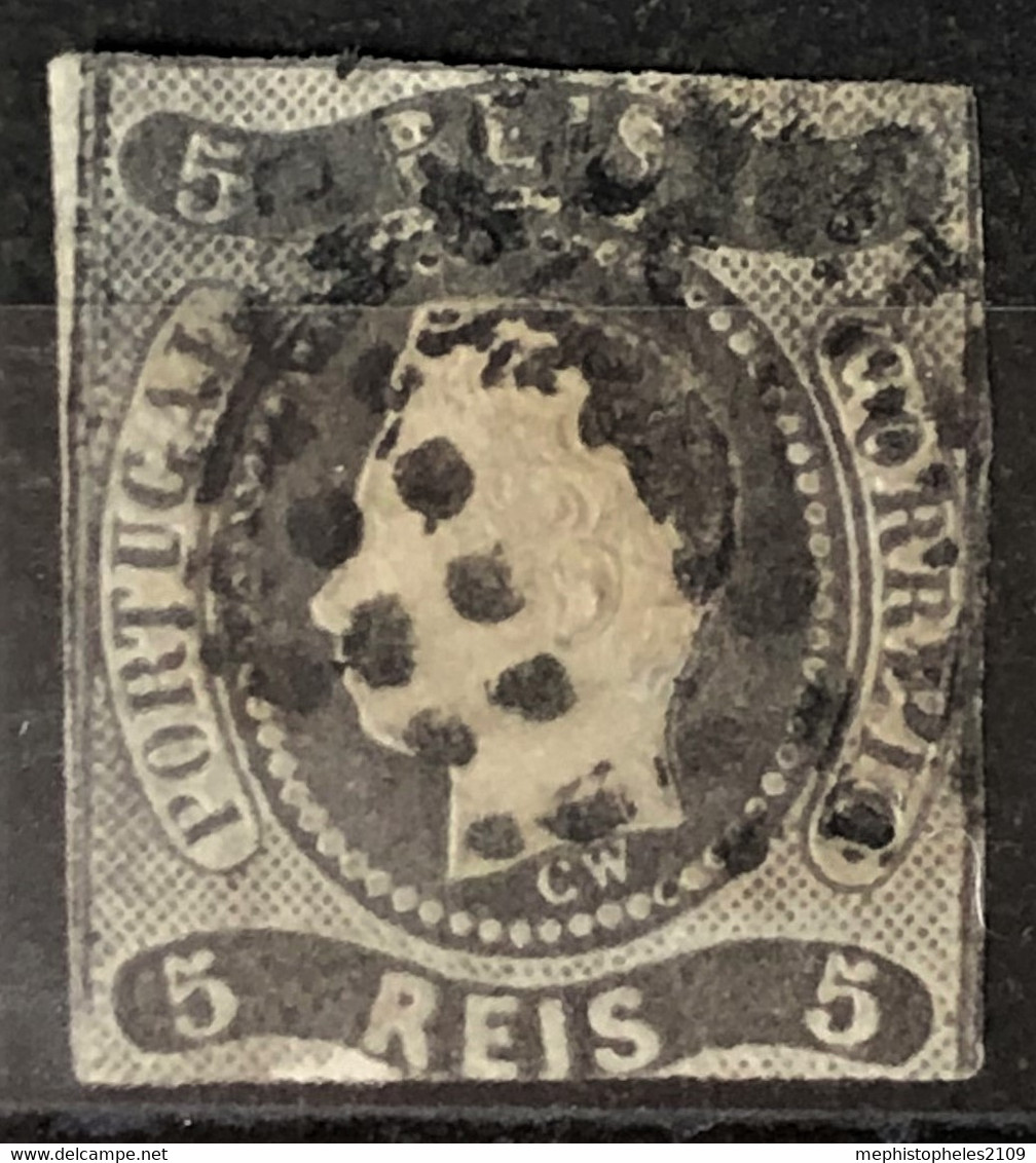 PORTUGAL 1870 - Canceled - Sc# 34 - 5r - Gebraucht