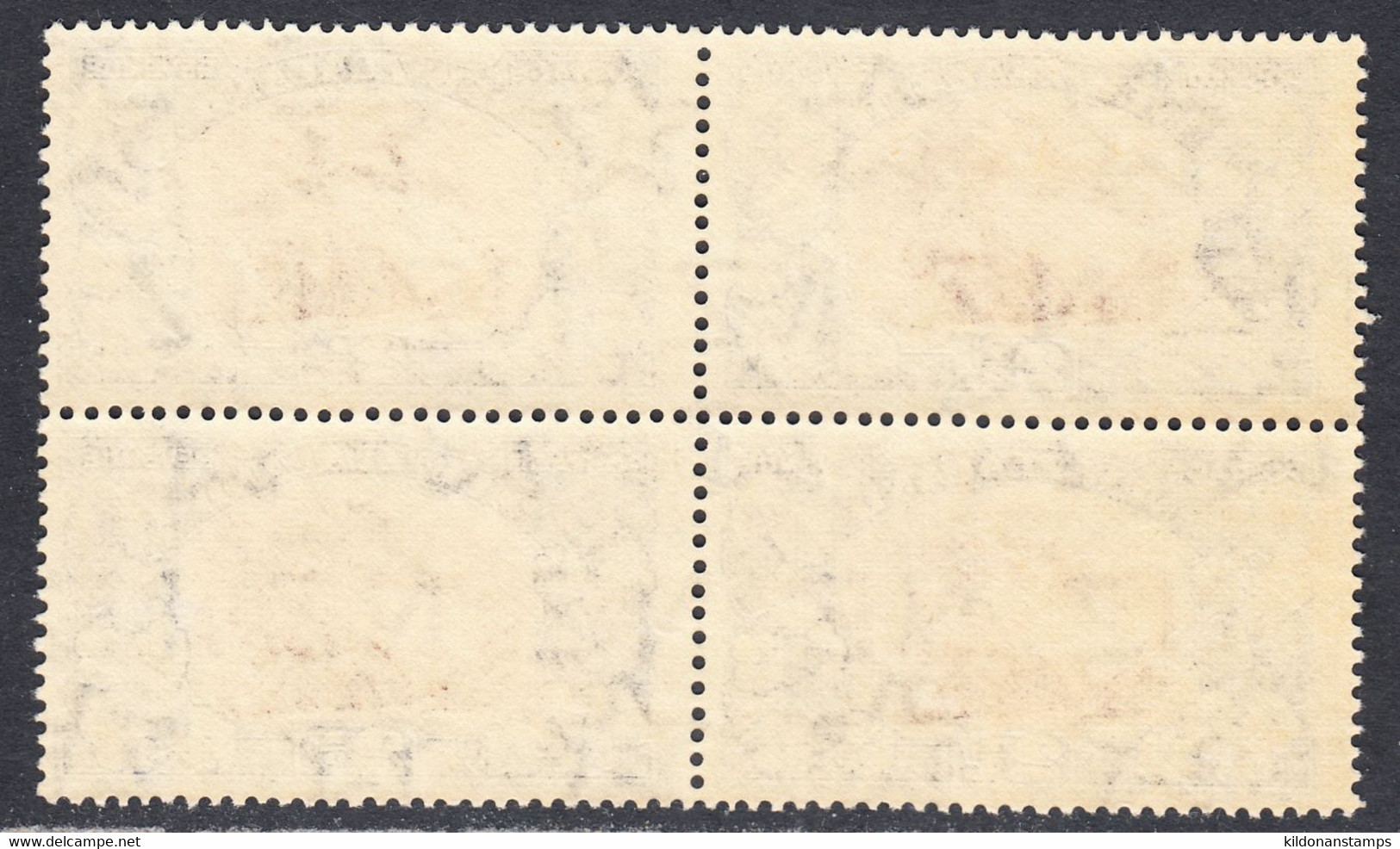 New Zealand 1936-42 Mint No Hinge, Perf 13-14x13.5, Block, Sc# ,SG 581 - Nuevos