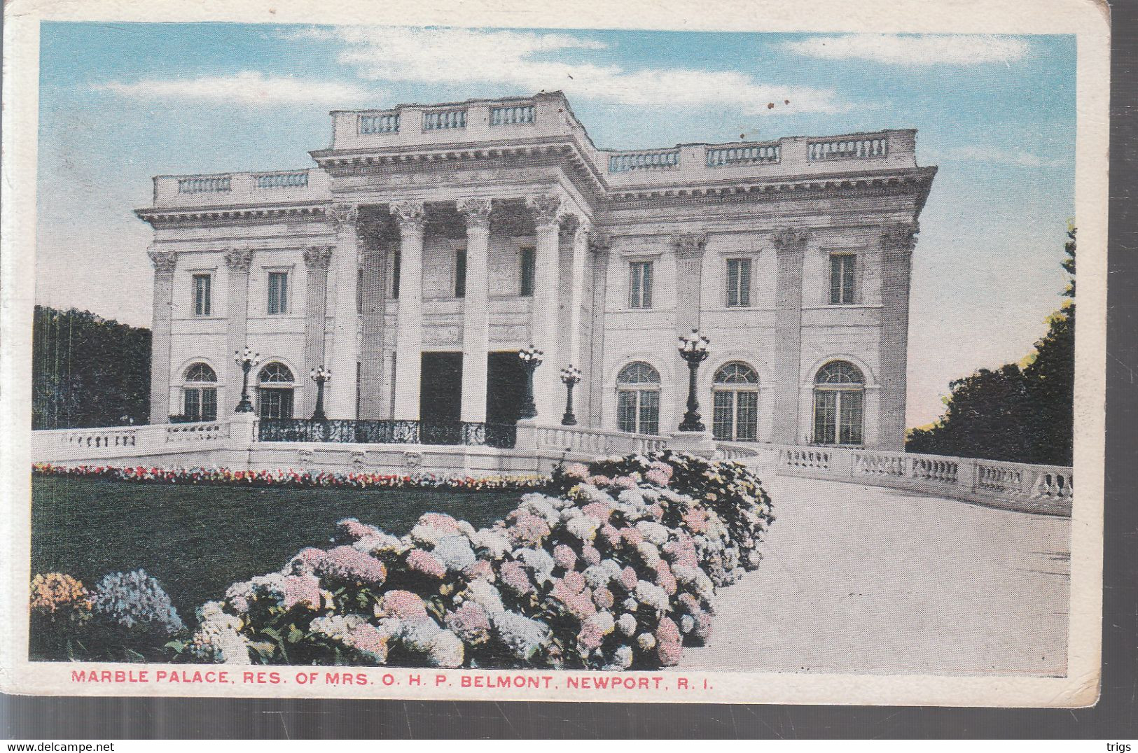 Newport - Marble Palace, Res. Of Mrs O. H. P. Belmont - Newport