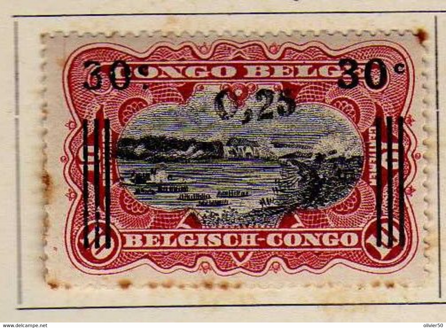 Congo Belge (1923) -  Surcharge Locale 0,25 -   Neufs* - MH - Ungebraucht
