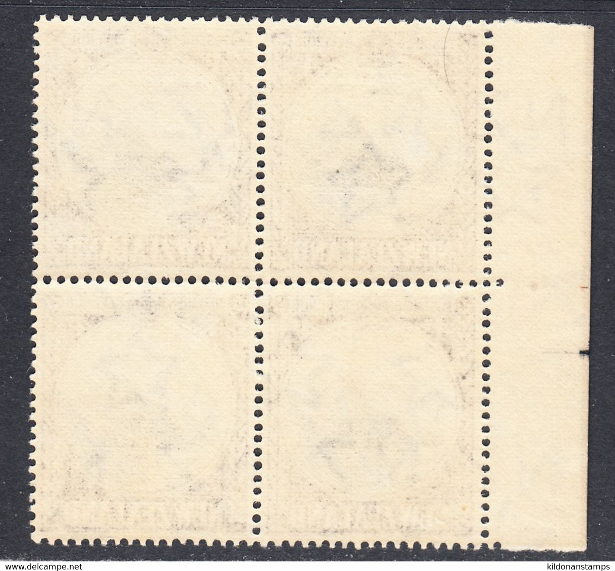 New Zealand 1935-42 Mint No Hinge, Perf 14, Block, Sc# ,SG 583c - Nuevos