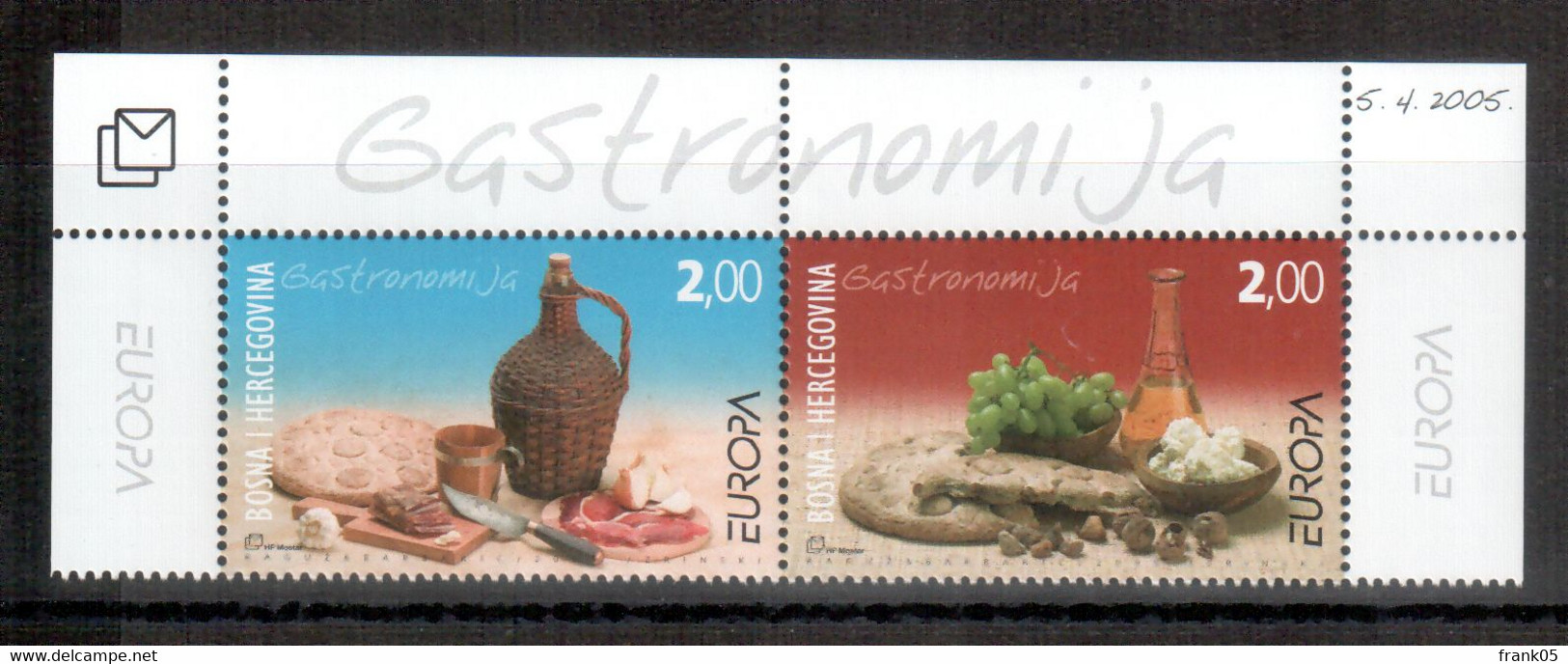 Bosnien-Herzegowina (kroatisch) / Bosnia-Herzegowina (croatian Post) / Bosnie-Herzégovine Mostar Paar/pair 2005 EUROPA** - 2005