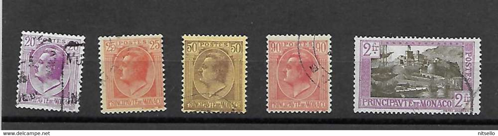 LOTE 2198A  ///   MONACO  YVERT Nº: 78/81/87/94/100     ¡¡¡ OFERTA - LIQUIDATION - JE LIQUIDE !!! - Used Stamps