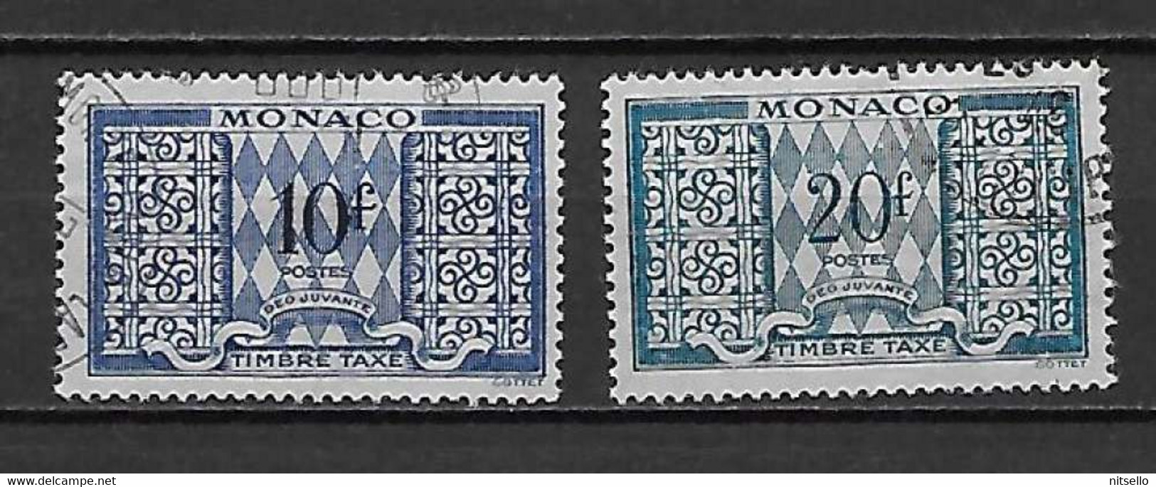 LOTE 2198A  ///   MONACO  YVERT Nº: TAXE 37+38    ¡¡¡ OFERTA - LIQUIDATION - JE LIQUIDE !!! - Postage Due