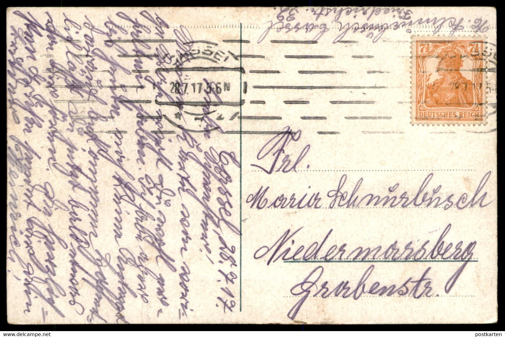 ALTE POSTKARTE CASSEL MURHARD'SCHE BIBLIOTHEK 1917 Kassel Library Bibliotheque Ansichtskarte Postcard AK Cpa - Bibliothèques