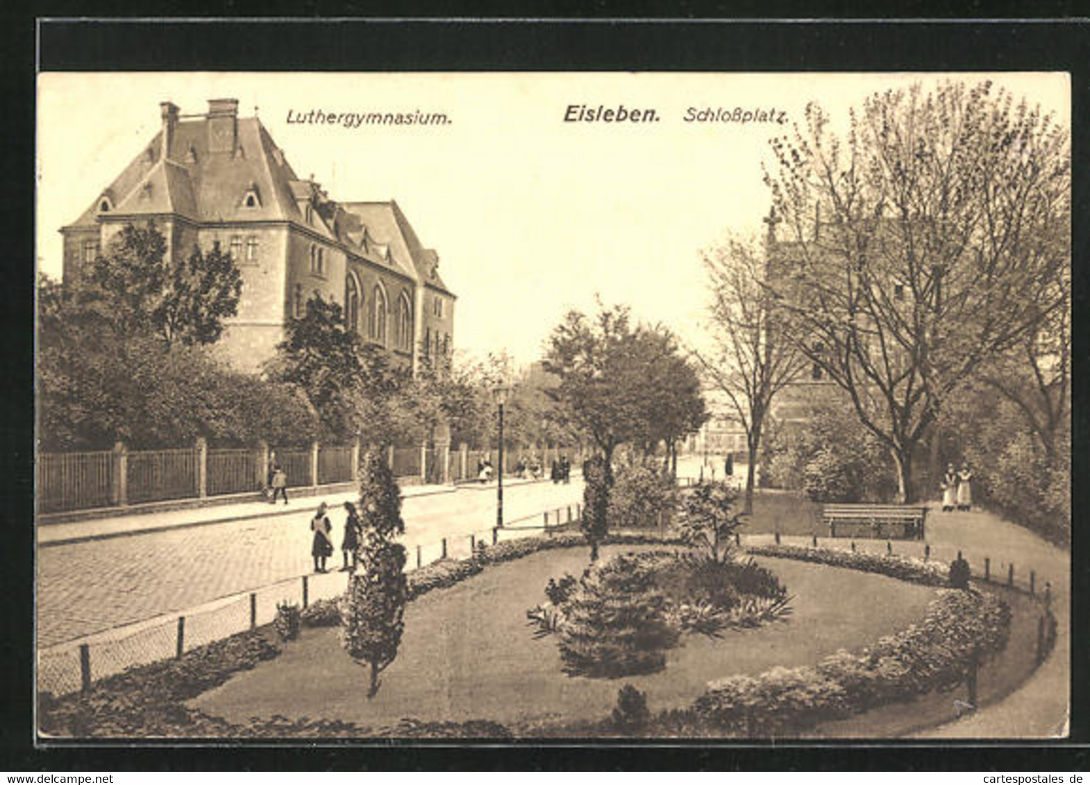 AK Eisleben, Luthergymnasium Am Schlossplatz - Lutherstadt Eisleben