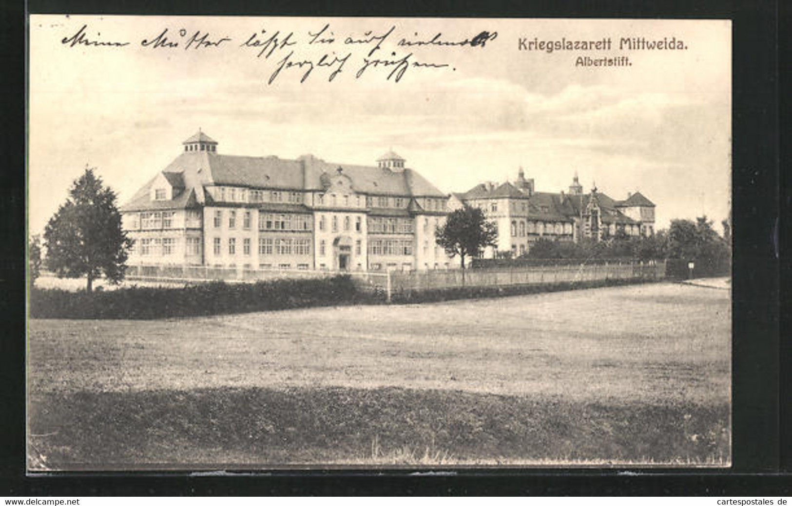 AK Mittweida, Kriegslazarett, Albertstift - Mittweida