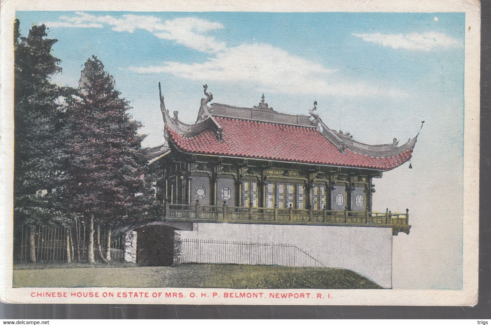 Newport - Chinese House On Estate Of Mrs O. H. P. Belmont - Newport