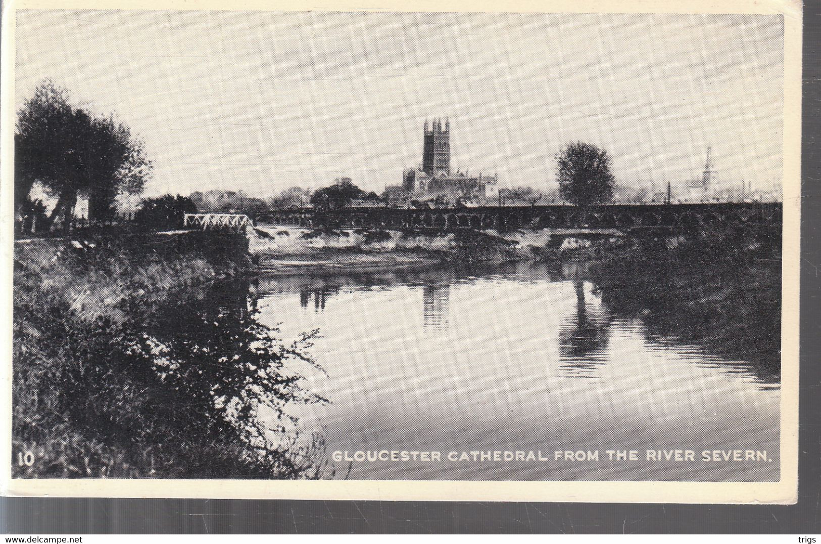 Gloucester - Cathedral From The River Severn - Gloucester