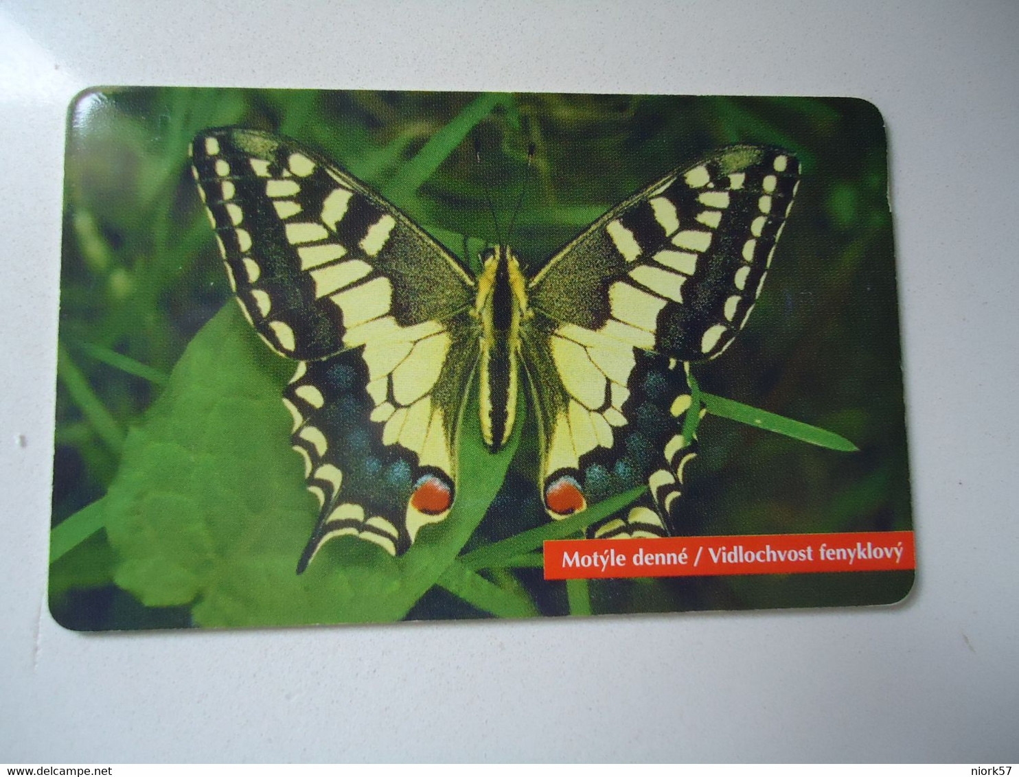 SLOVAKIA USED CARDS       BUTTERFLIES - Mariposas
