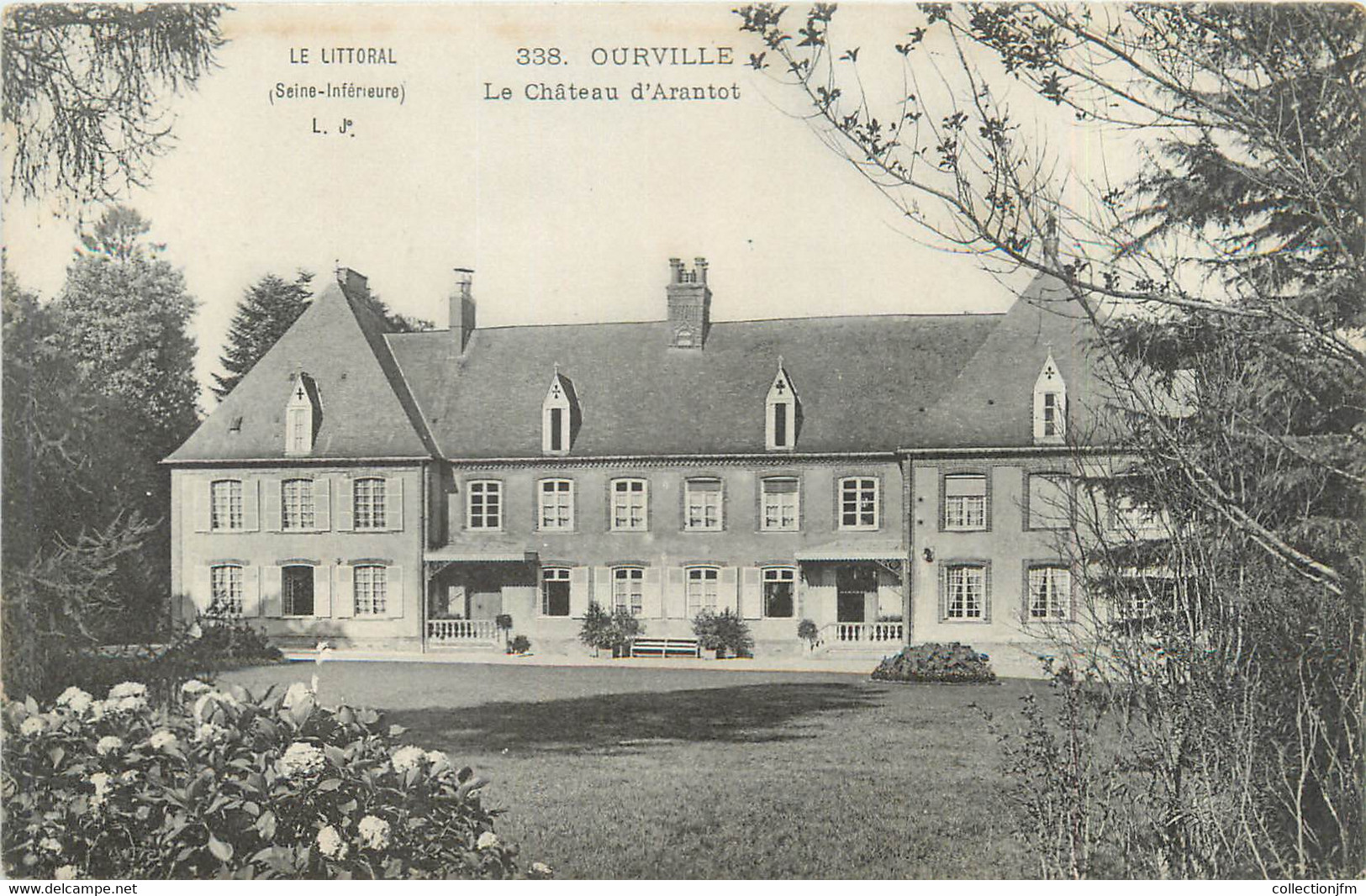 CPA FRANCE 76 "Ourville, Le Château D'Arantot" - Ourville En Caux