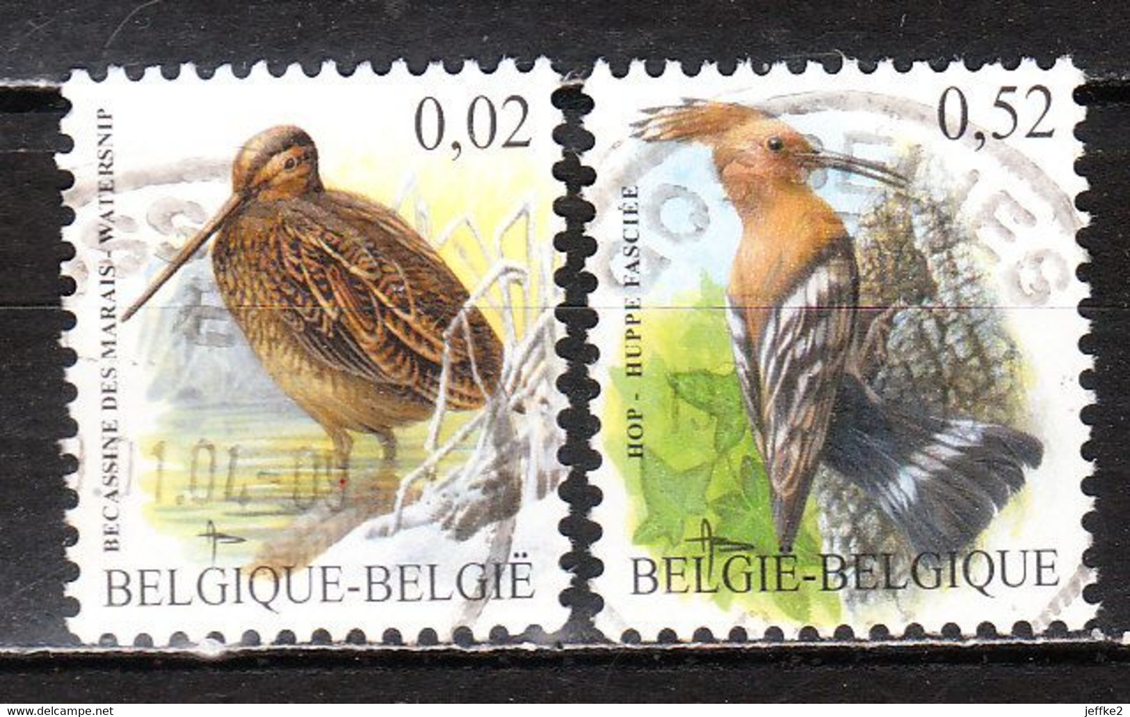 3199/200  Oiseaux - Buzin - Série Complète - Oblit. Centrales - LOOK!!!! - Used Stamps