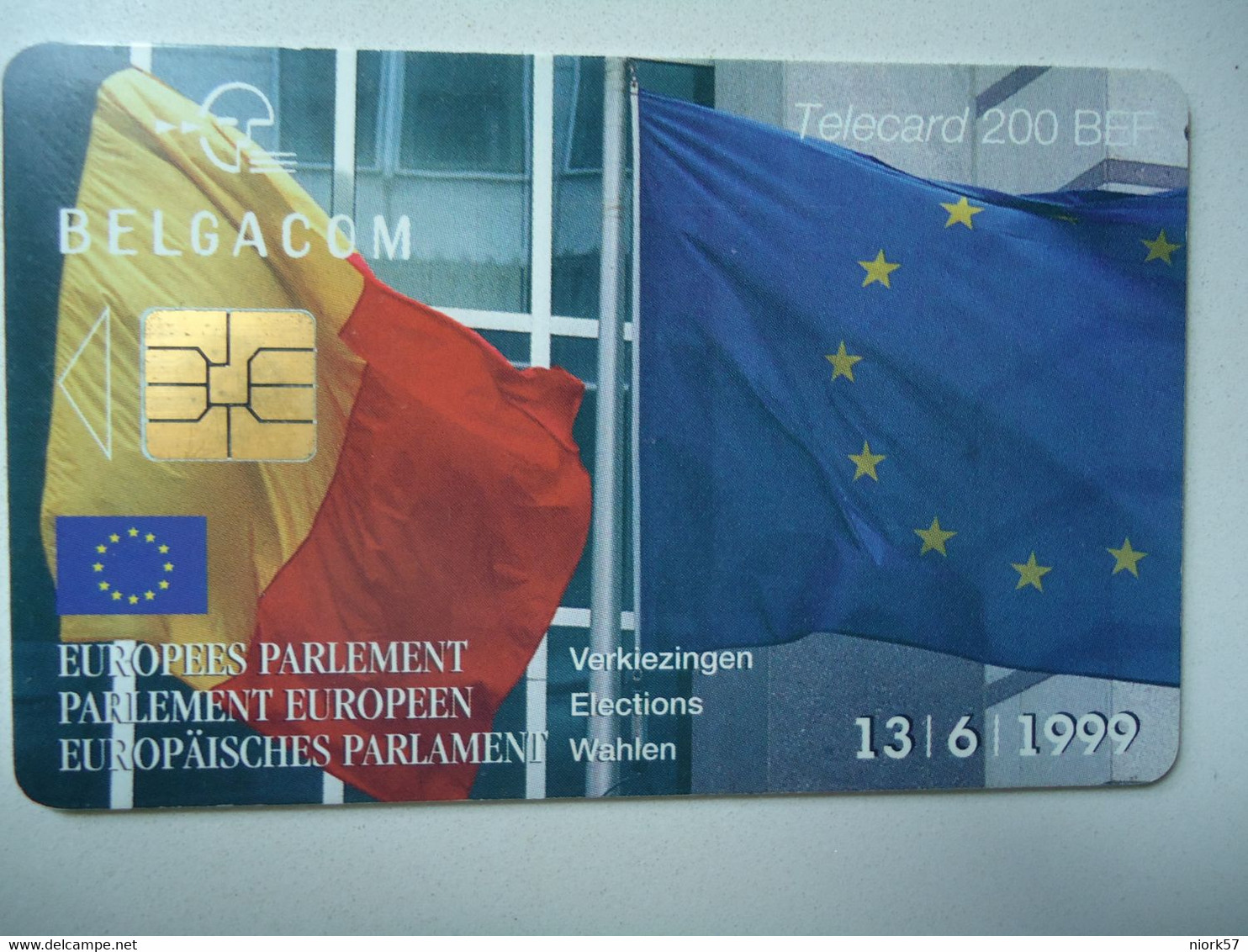 BELGIUM   USED CARDS  FLANG ERUOPA - Other & Unclassified