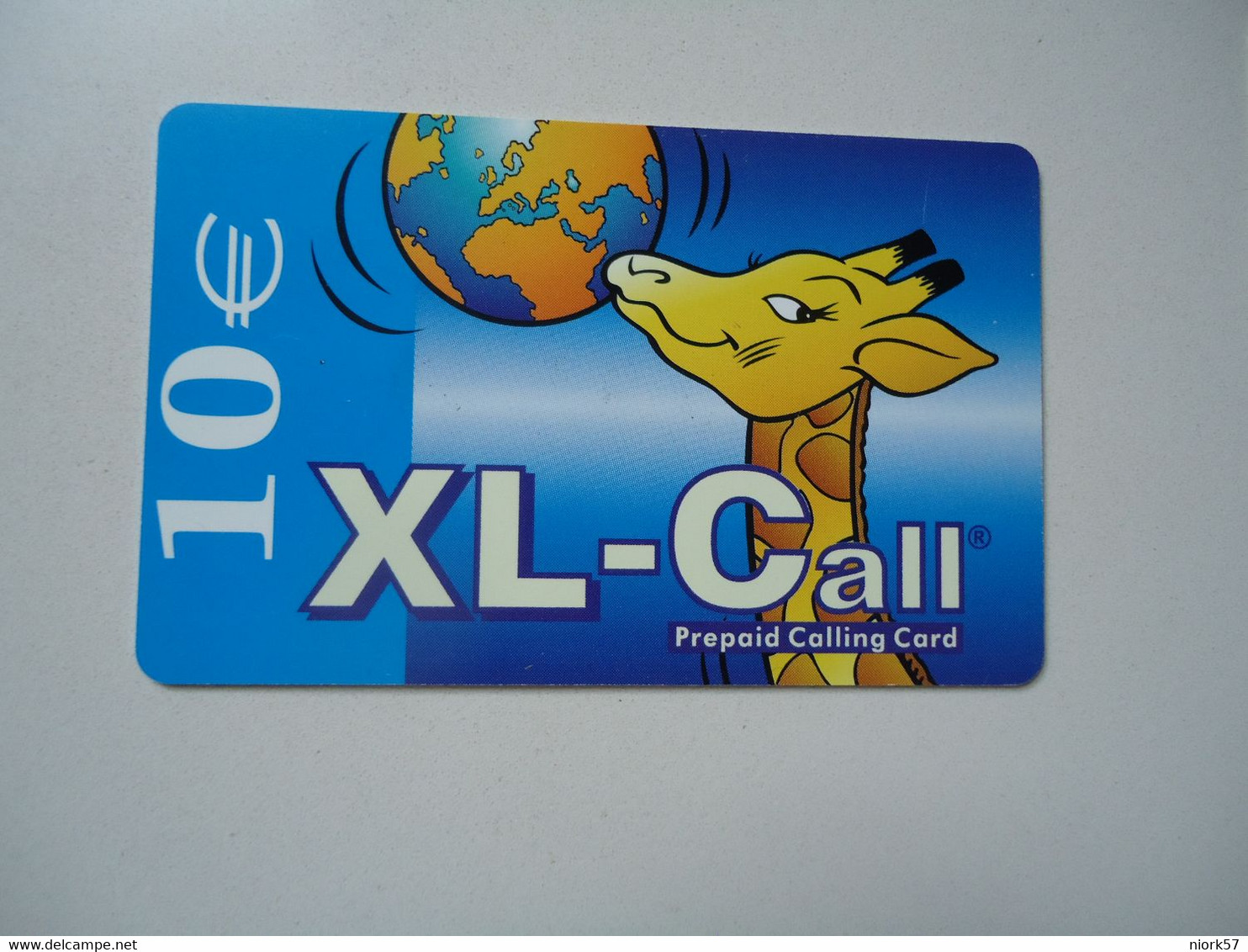 BELGIUM   PREPAID  USED GIRAFFE - Other & Unclassified