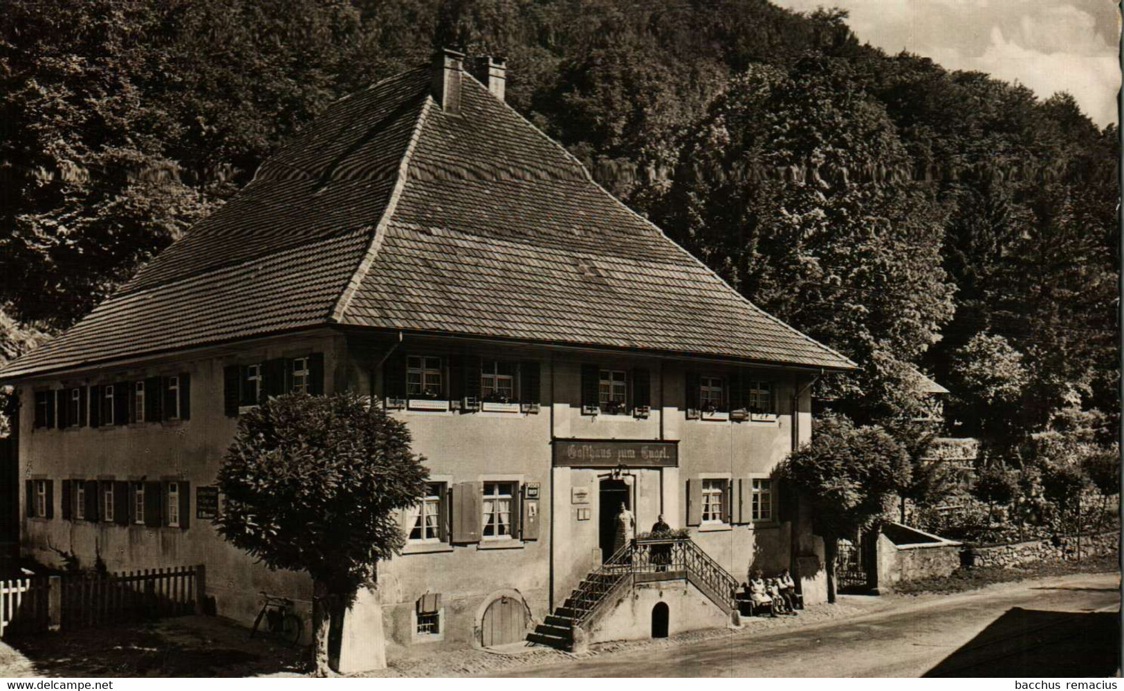UTZENFELD (bei SCHÖNAU) - Gasthaus "ENGEL" Besitzer : A.Wassmer - Loerrach