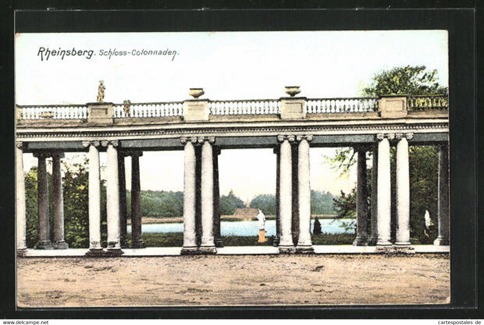 AK Rheinsberg / Mark, Schloss-Colonnaden - Rheinsberg