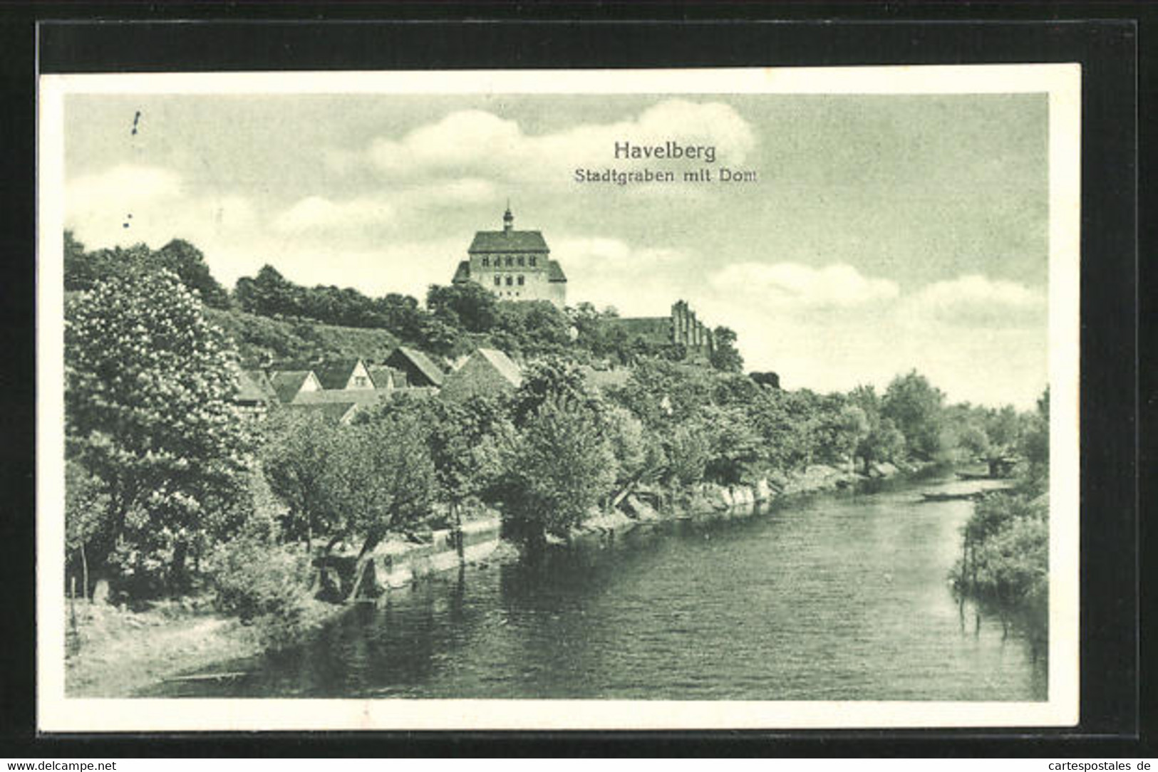 AK Havelberg, Stadtgraben Mit Dom - Havelberg