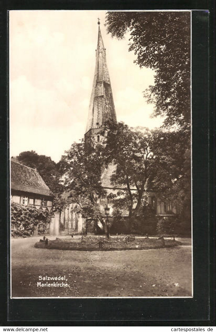 AK Salzwedel, Marienkirche - Salzwedel