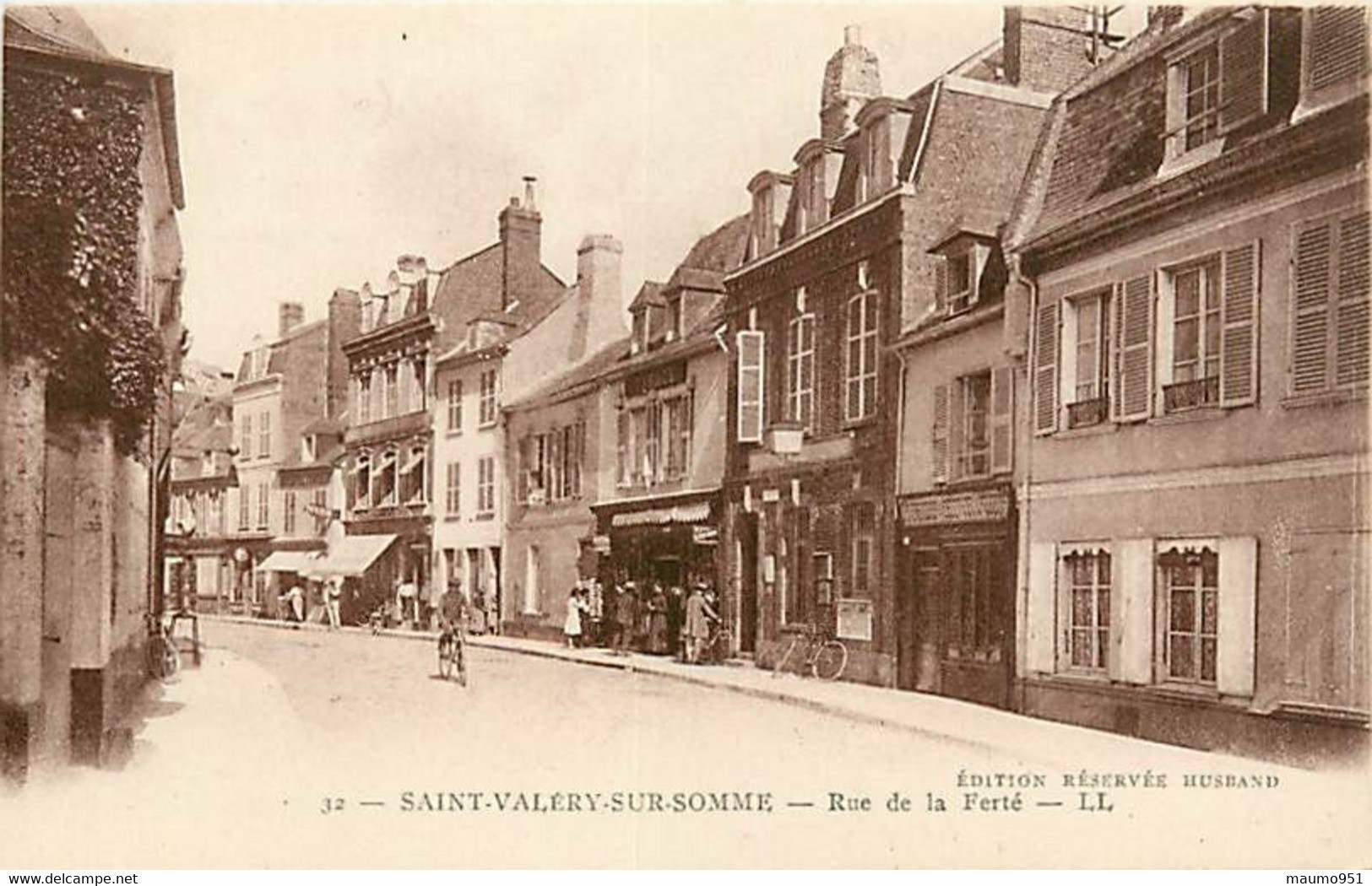 80 SAINT VALERY SUR SOMME - LA RUE DE LA FERTE - Saint Valery Sur Somme