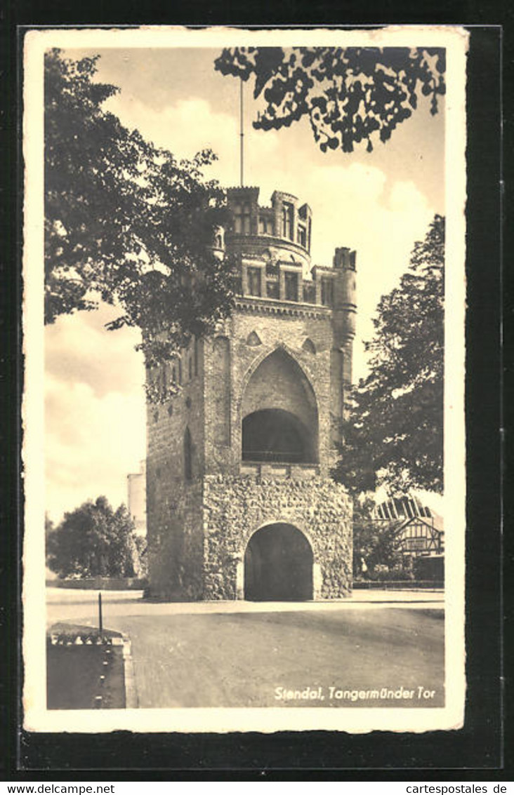 AK Stendal, Tangermünder Tor - Tangermuende