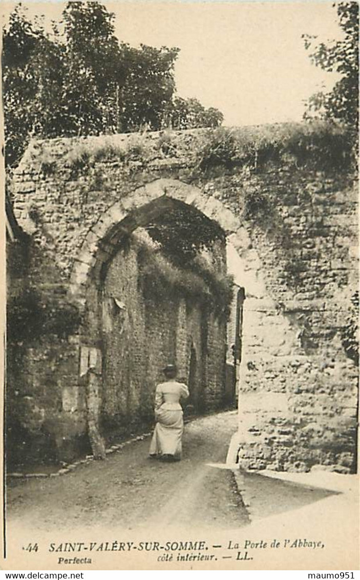 80 SAINT VALERY SUR SOMME - La  Porte De L'Abbaye Coté Intérieur - Saint Valery Sur Somme