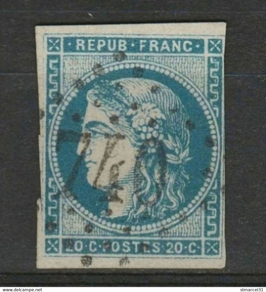 TRES RARE En FONCE N°45Ac "impression Fine" En NUANCE EXCEPTIONNELLE Pour Un 45A BE Cote 450€ - 1870 Bordeaux Printing