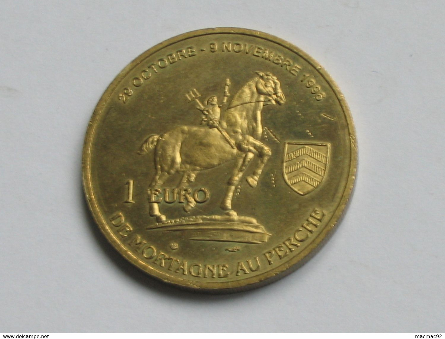 1 Euro 1996 De Mortagne Au Perche - La Maison Des Contes Du Perche  ***** EN ACHAT IMMEDIAT **** - Euros Of The Cities