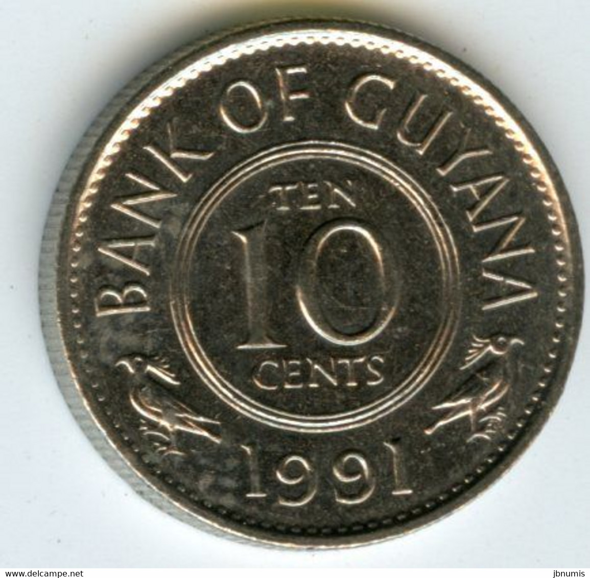 Guyana 10 Cents 1991 KM 33 - Guyana