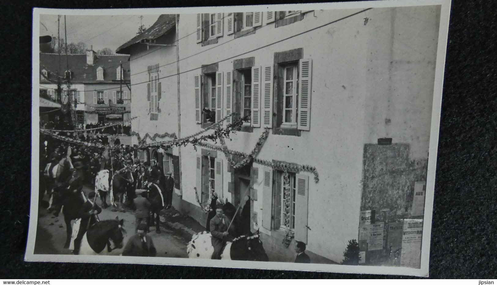 Cpa Carte Photo Du 29 Chateauneuf Du Faou Fête Procession Circa 1920   AVR21-19 - Châteauneuf-du-Faou