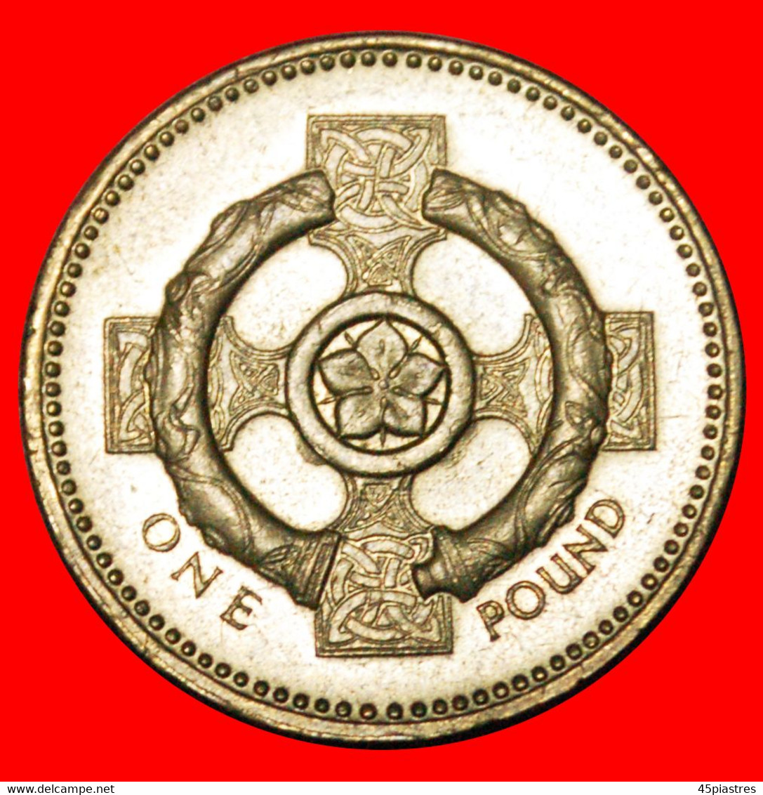 • CELTIC CROSS: GREAT BRITAIN ★ 1 POUND 1996 UNCOMMON CONDITION! LOW START ★ NO RESERVE! - 1 Pond