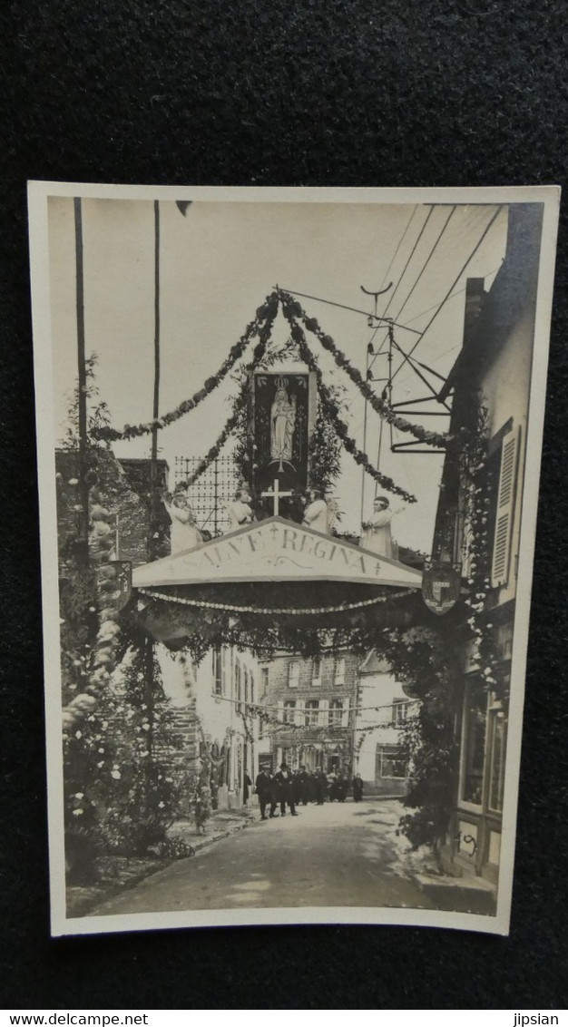 Cpa Carte Photo Du 29 Chateauneuf Du Faou Fête  Circa 1920   AVR21-19 - Châteauneuf-du-Faou