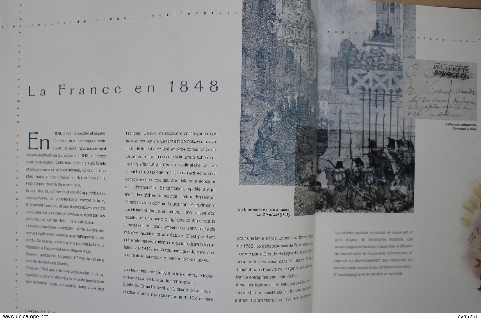 Livre SANS LE FEUILLET De Timbres Et SANS LES GRAVURES D'Albert Decaris / Le Timbre-poste Français - Altri & Non Classificati