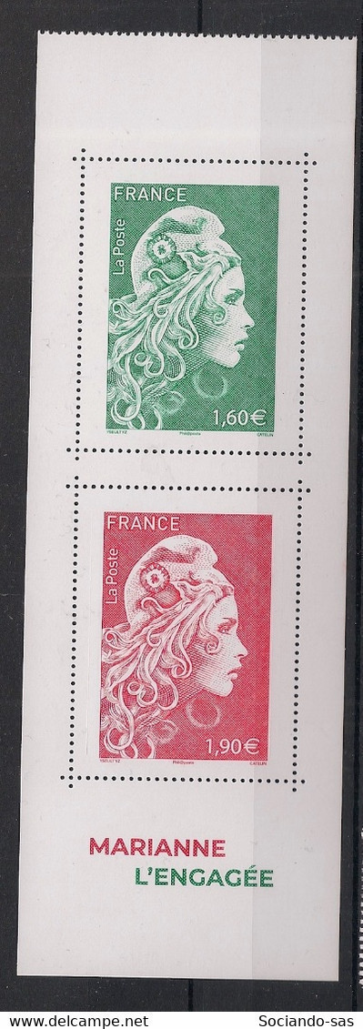 France - 2018 - N° Yv. 5286 à 5287 - Marianne De Carnet - Neuf Luxe ** / MNH / Postfrisch - Ongebruikt