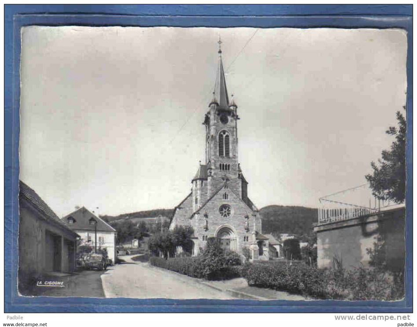 Carte Postale 68. Lapoutroie  L'église Trés Beau Plan - Lapoutroie