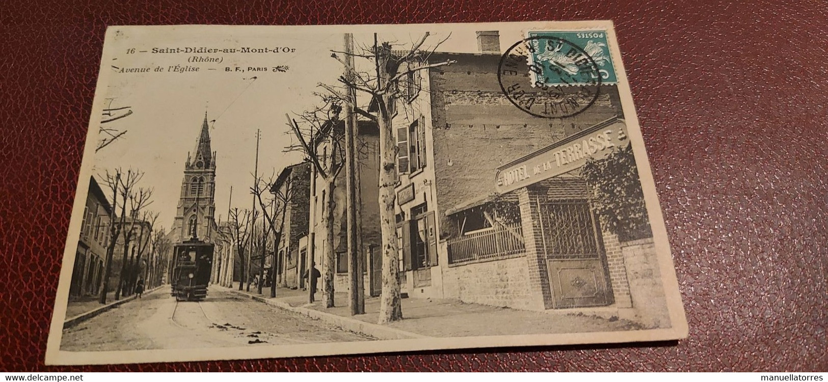 Ancienne Carte Postale - Saint Didier Au Mont D'or - Avenue De L'eglise - Autres & Non Classés