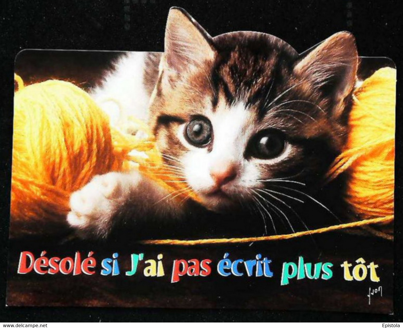 ►   Decoupis Moderne  - Chat - French Cat   Imp. Paris - Animals