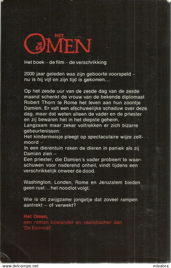 HET OMEN  - EEN BLOEDSTOLLENDE GESCHIEDENIS VAN BOVENNATUURLIJKE KRACHTEN - DAVID SELTZER - Horrors & Thrillers