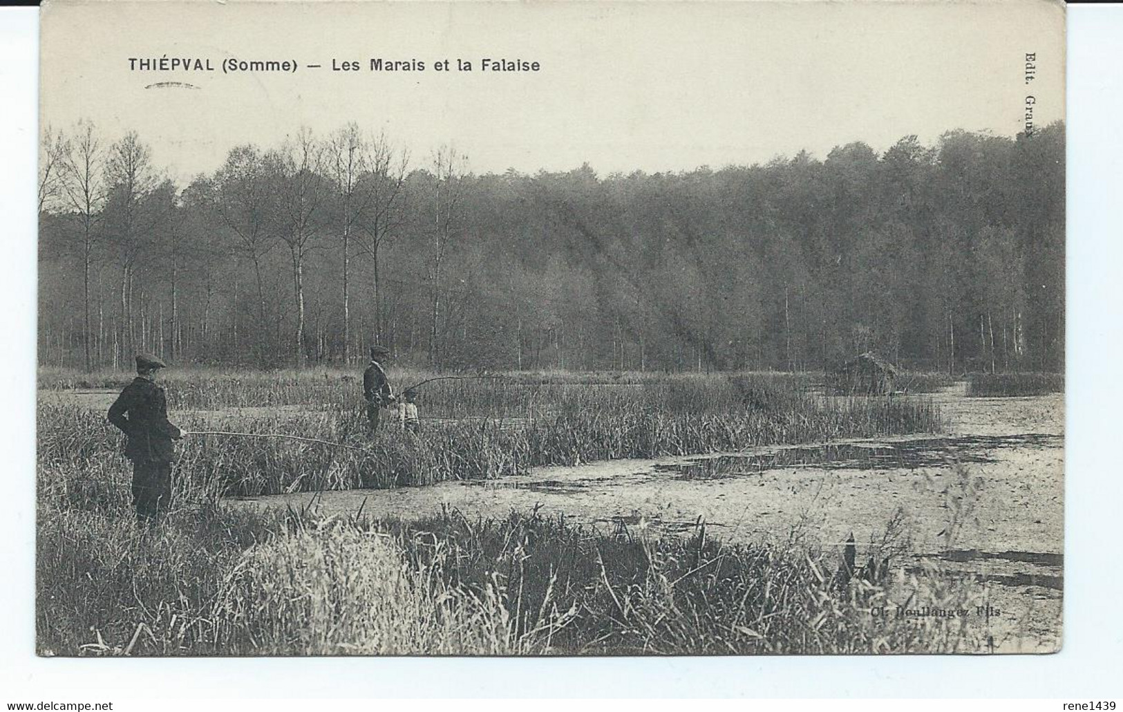 80 THIEPVAL   Feldpost   Les Marais Et La Falaise - Other & Unclassified